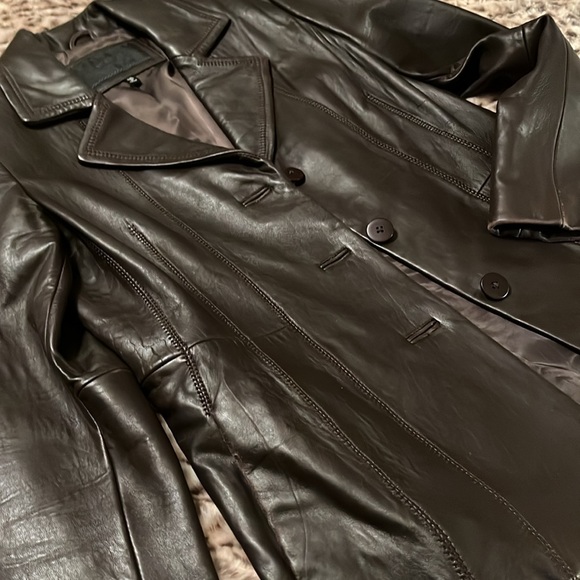 Avanti Medium vintage real leather jacket - Picture 6 of 12